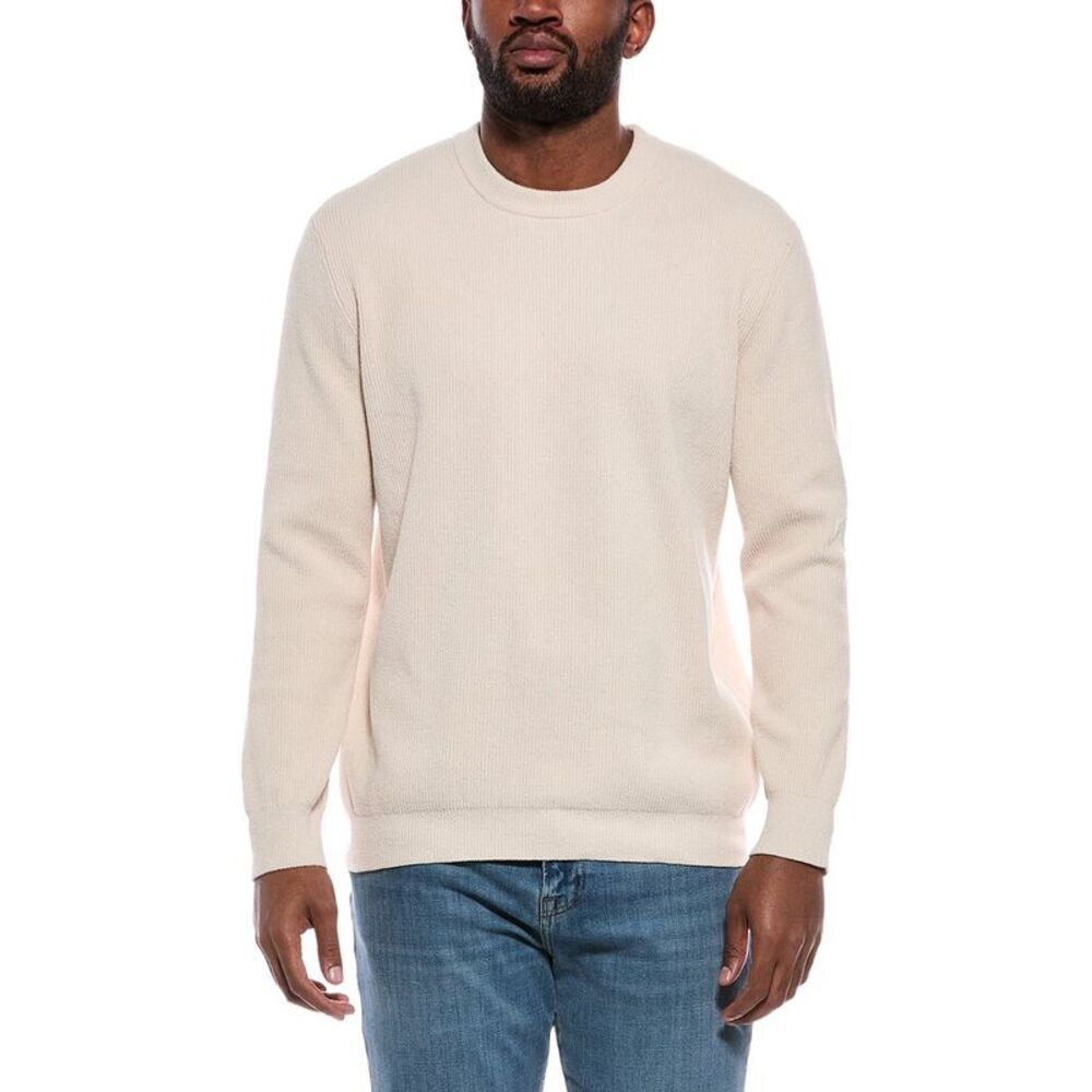 Nn.07 Mens Crewneck Sweater, Creme